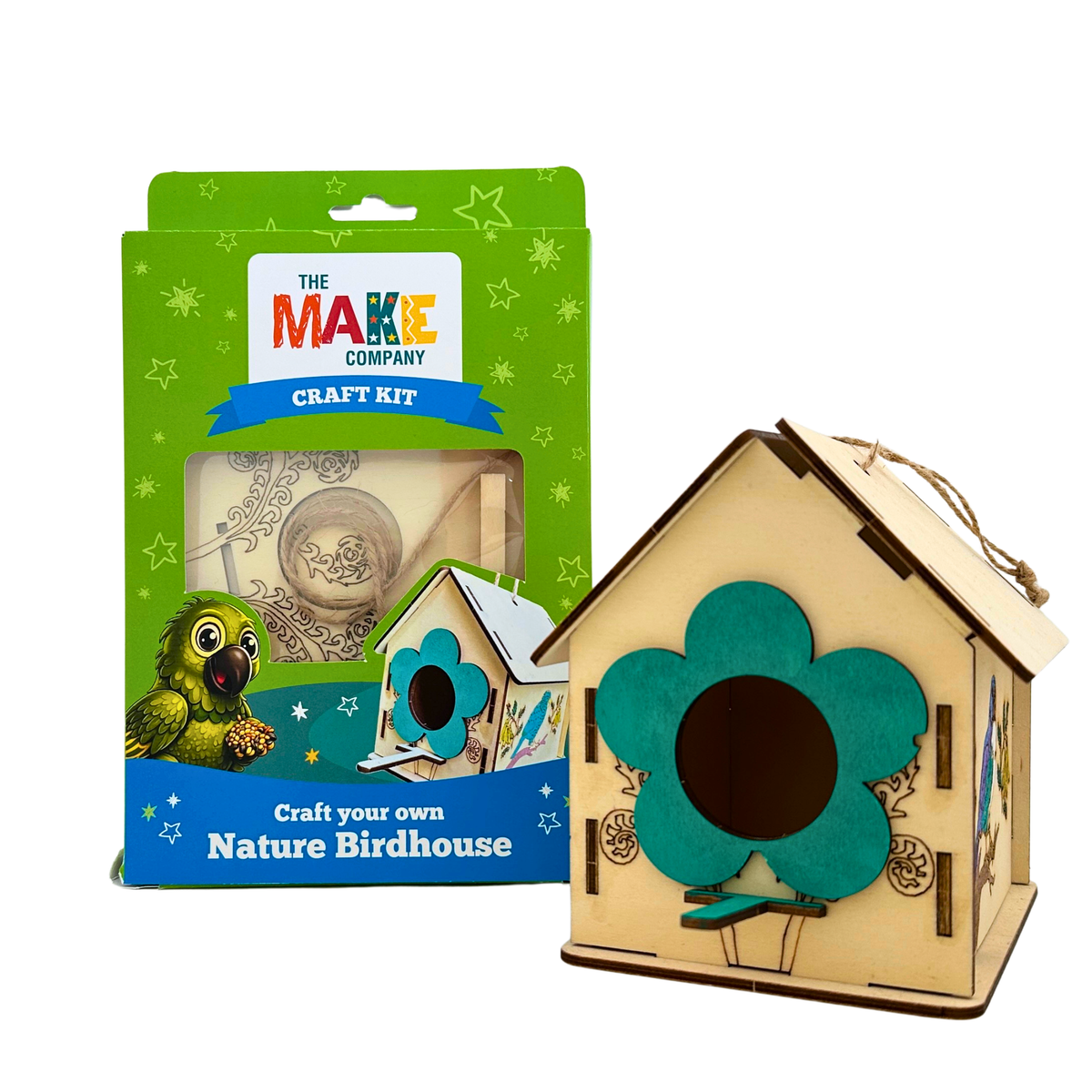 Craft Your Own Nature Birdhouse - The Make Company Craft Kit