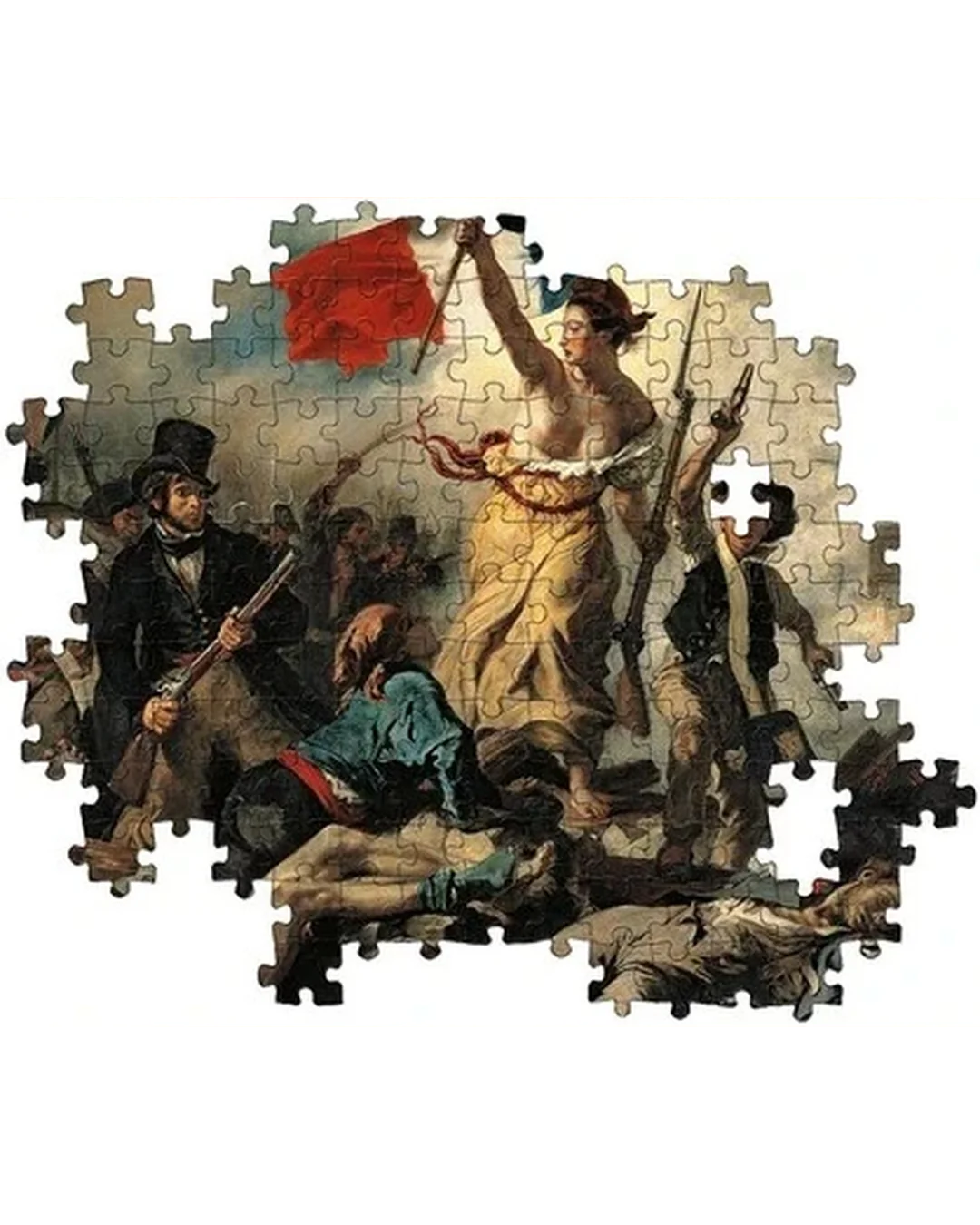 Clementoni Liberty Leading the People Louvre 1000-Piece Jigsaw Puzzle-3