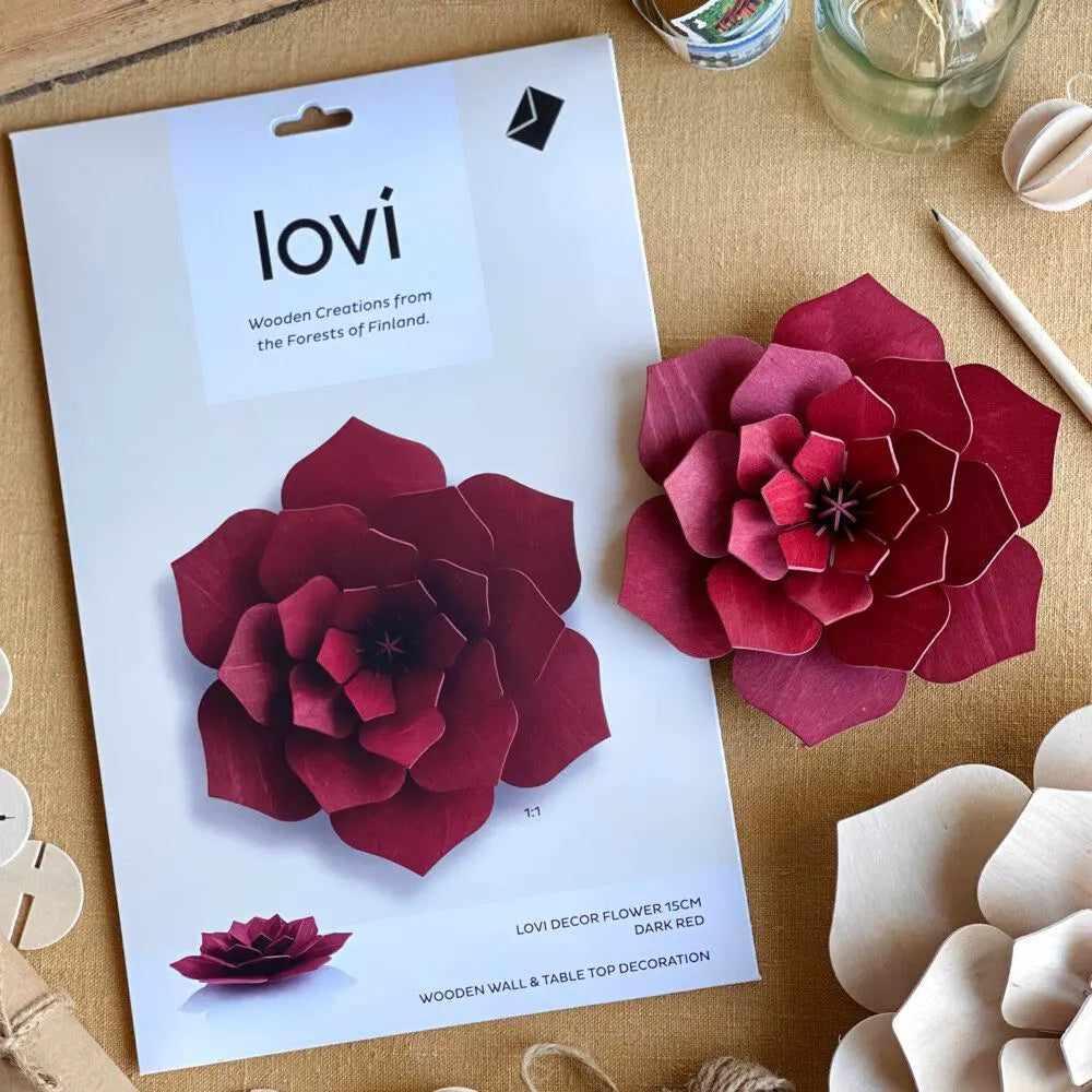 Lovi Decorative Wooden Flower