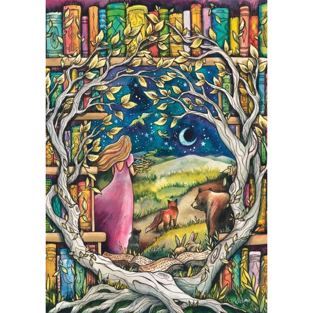 Magnolia Finding Dreamland Kat Fedora 1000pc Jigsaw Puzzle