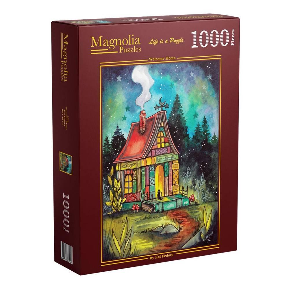 Magnolia Welcome Home Kat Fedora 1000pc Jigsaw Puzzle