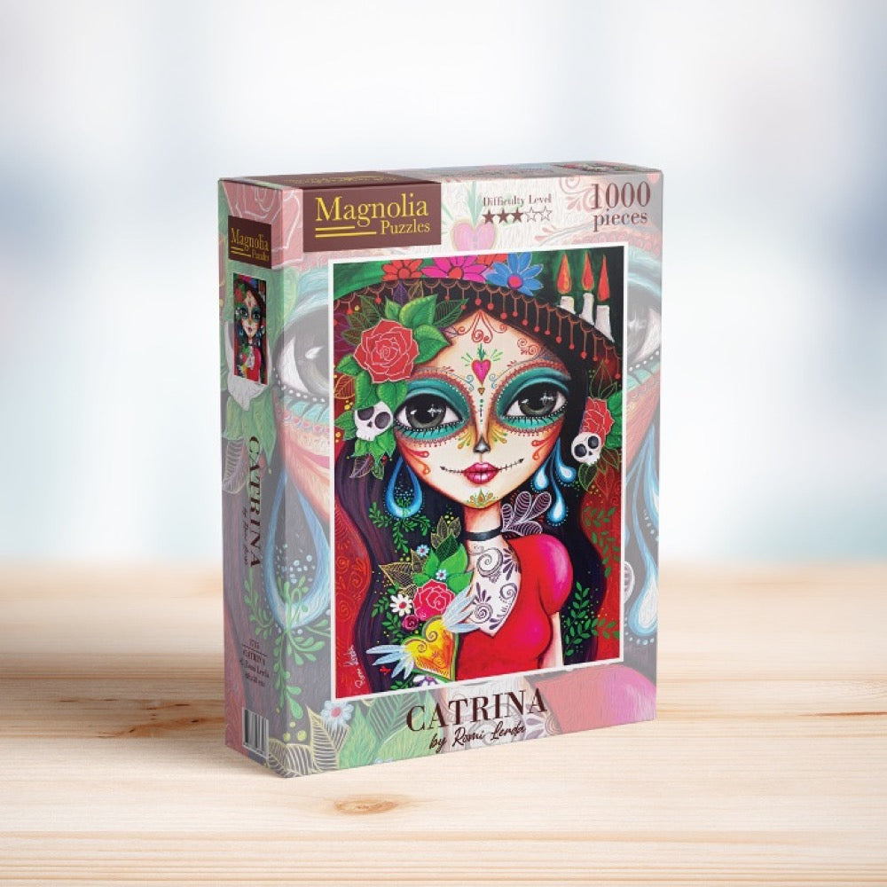 Magnolia Catrina Romi Lerda Special Edition 1000pc Jigsaw Puzzle