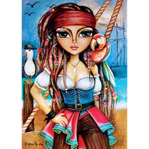 Magnolia The Beautiful Pirate Romi Lerda Special Edition 1000pc Jigsaw Puzzle