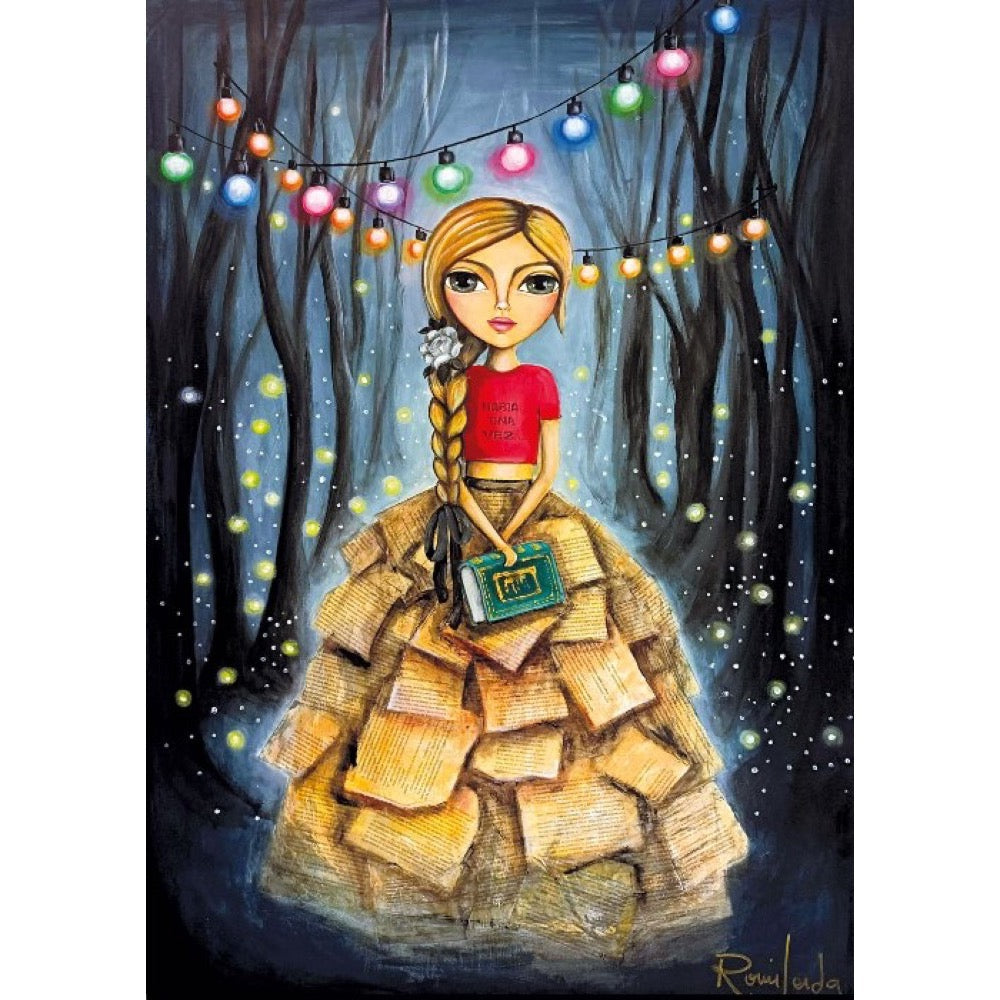 Magnolia Bookworm Girl Romi Lerda 1000pc Jigsaw Puzzle