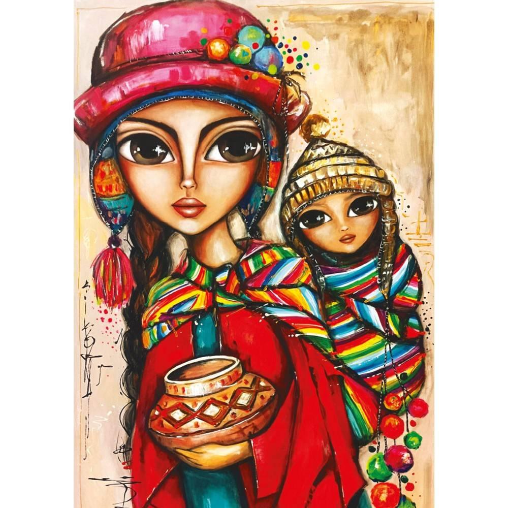 Magnolia Mom and Girl Romi Lerda 1000pc Jigsaw Puzzle