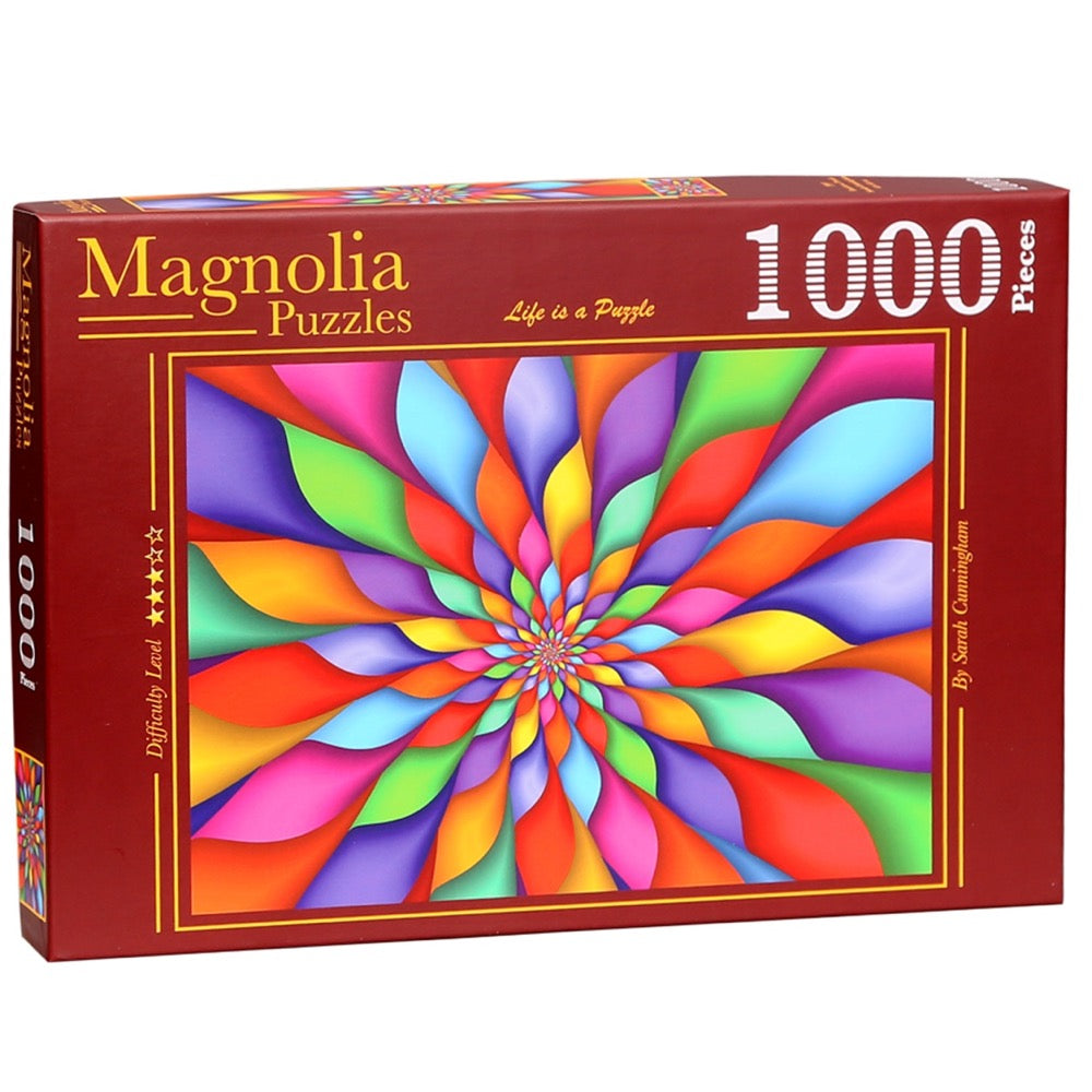 Magnolia Rainbow Petals 1000pc Jigsaw Puzzle