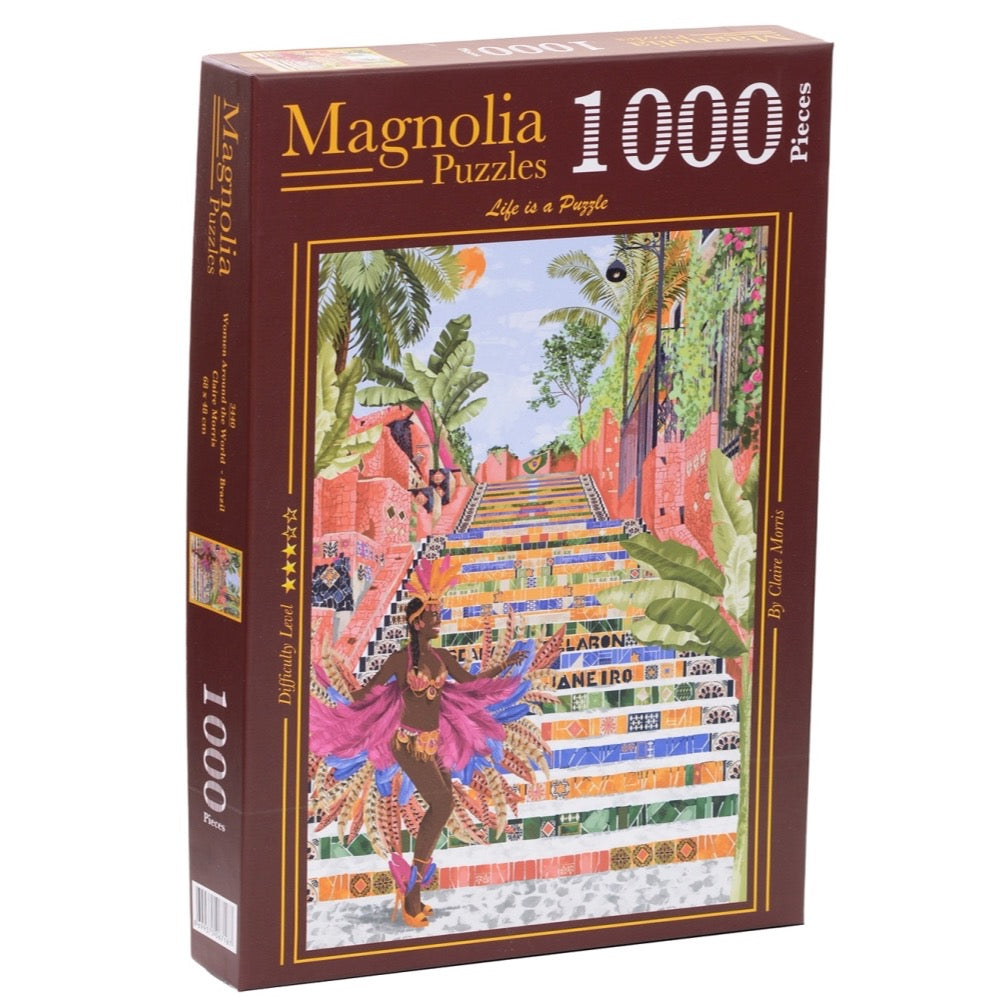 Magnolia Women Around the World Brazil Claire Morris Special Edition 1000pc Jigsaw Puzzle