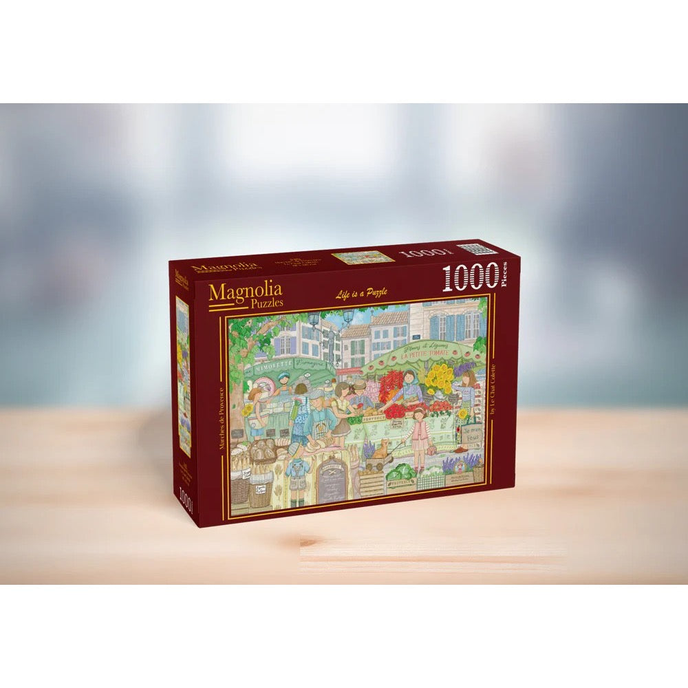 Magnolia Marches de Provence The Cat Colette 1000pc Jigsaw Puzzle