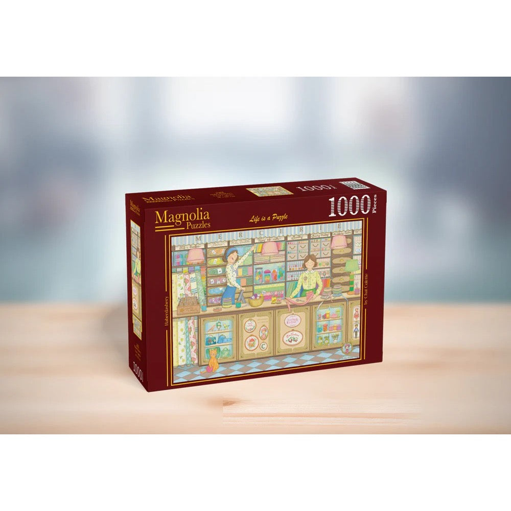 Magnolia Haberdashery The Cat Colette 1000pc Jigsaw Puzzle