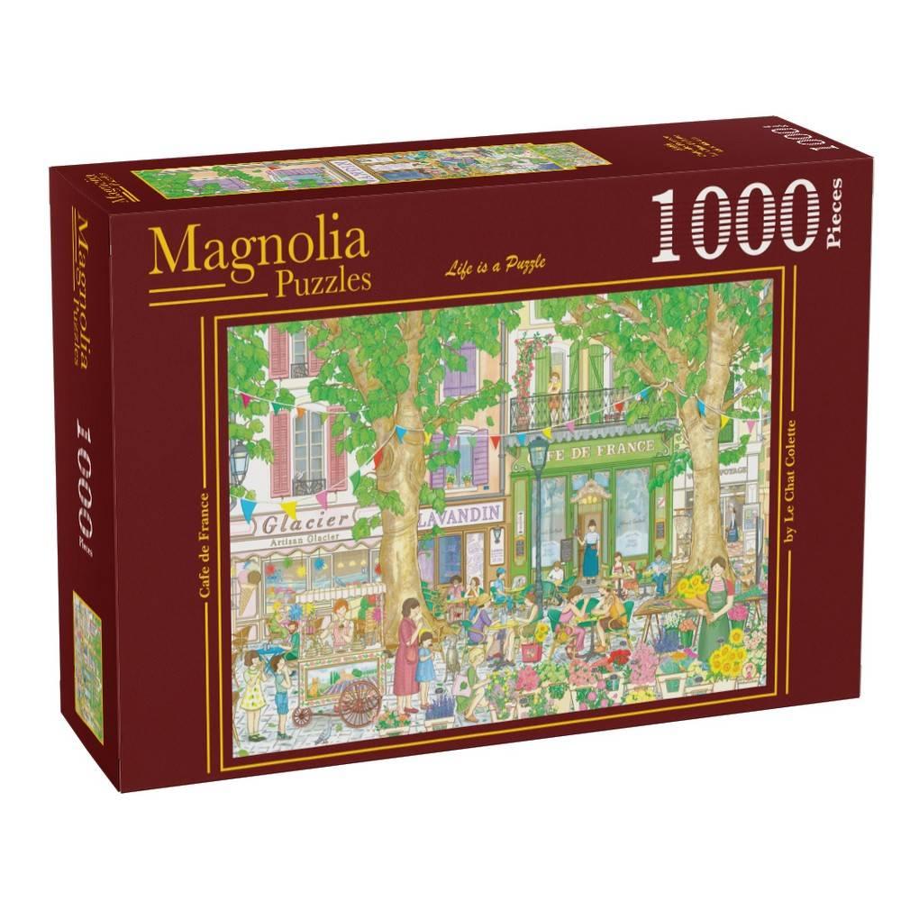 Magnolia Cafe De France Le Chat Colette 1000pc Jigsaw Puzzle