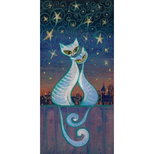 Magnolia Cats Panoramic 1000pc Jigsaw Puzzle