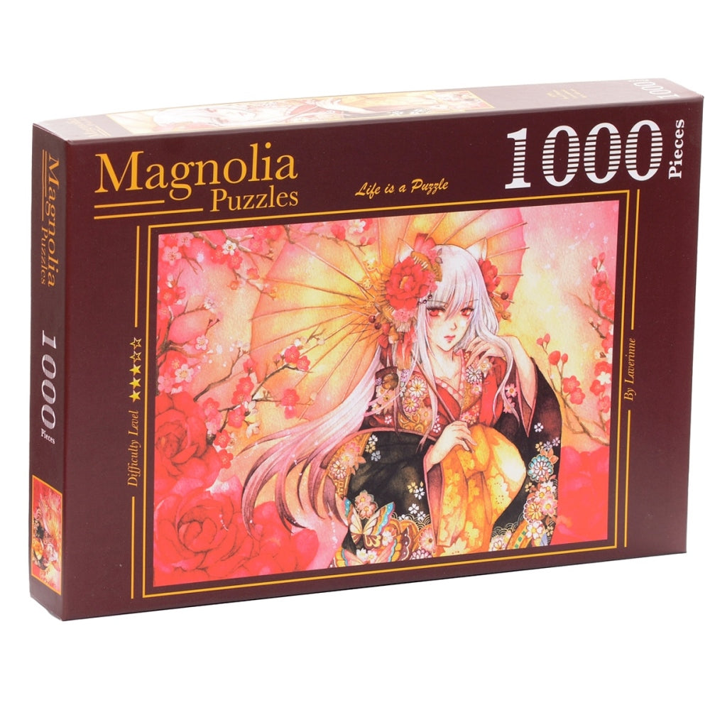Magnolia Red Plum Laverinne Special Edition 1000pc Jigsaw Puzzle
