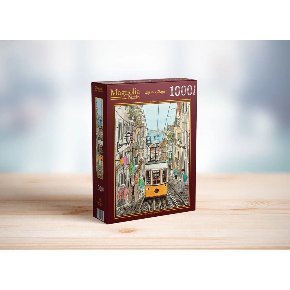 Magnolia Lisbon Inna Korneeva 1000pc Jigsaw Puzzle
