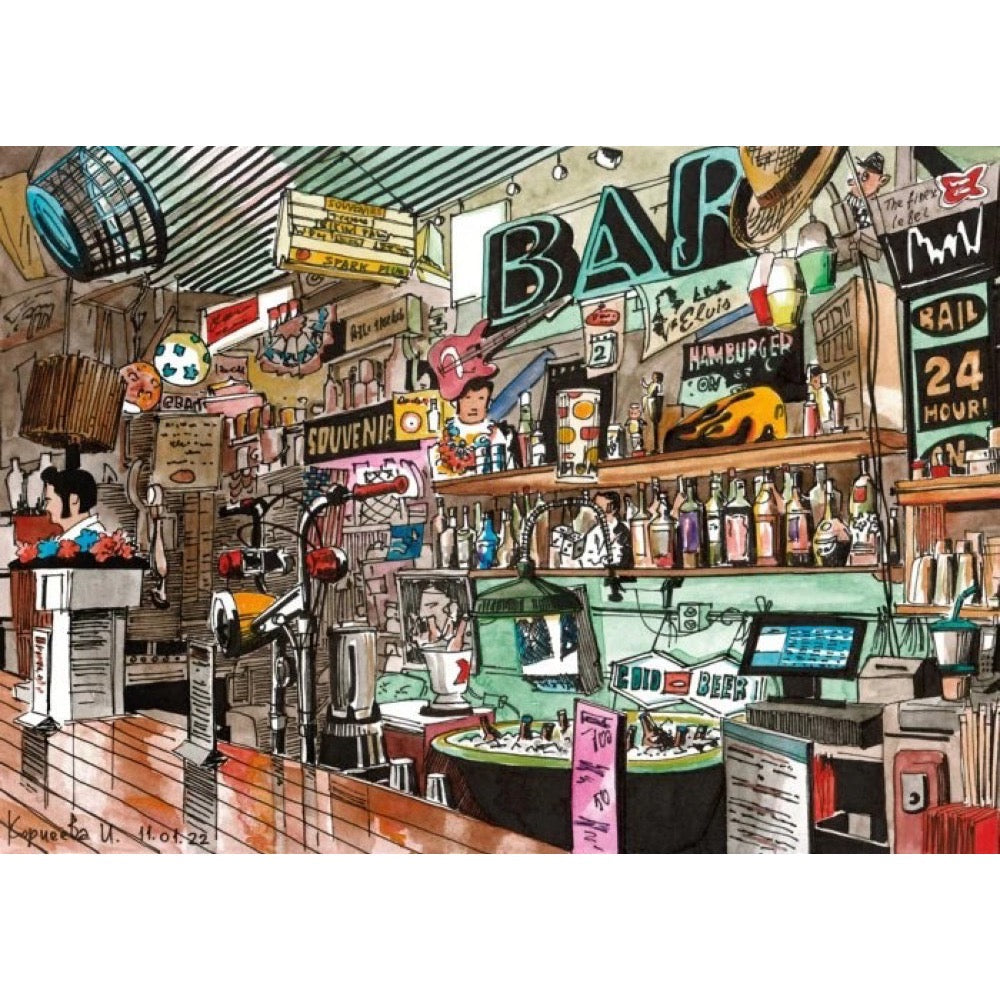 Magnolia Bar Inna Korneeva 1000pc Jigsaw Puzzle