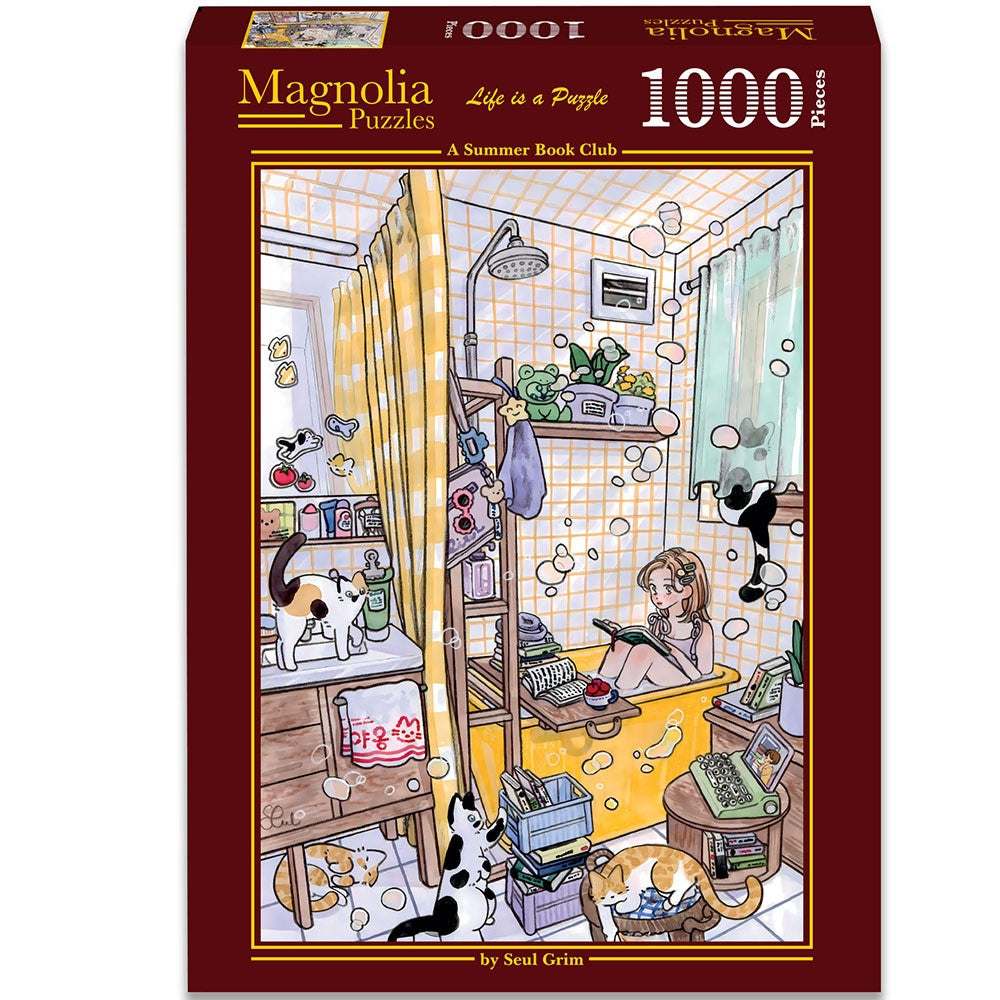 Magnolia A Summer Book Club Seul Grim 1000pc Jigsaw Puzzle