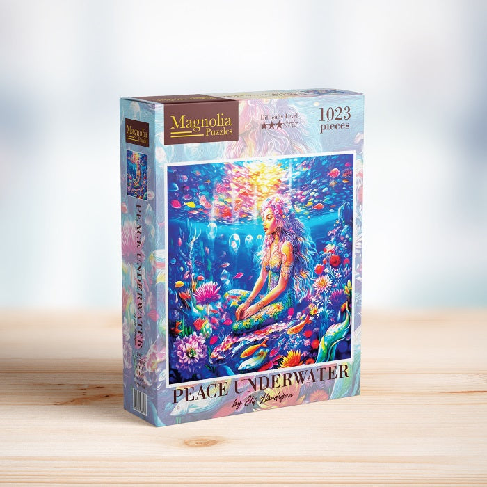 Magnolia Peace Underwater Elif Hurdogan Special Edition 1000pc Jigsaw Puzzle