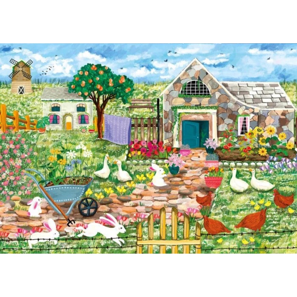 Magnolia Farm House Shanya Bharti 1000pc Jigsaw Puzzle