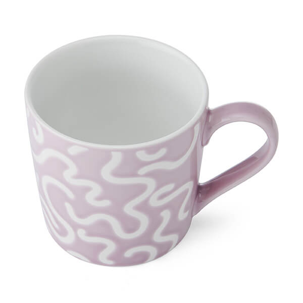 Mikasa 360 ml Textured Mug – Purple Swirl