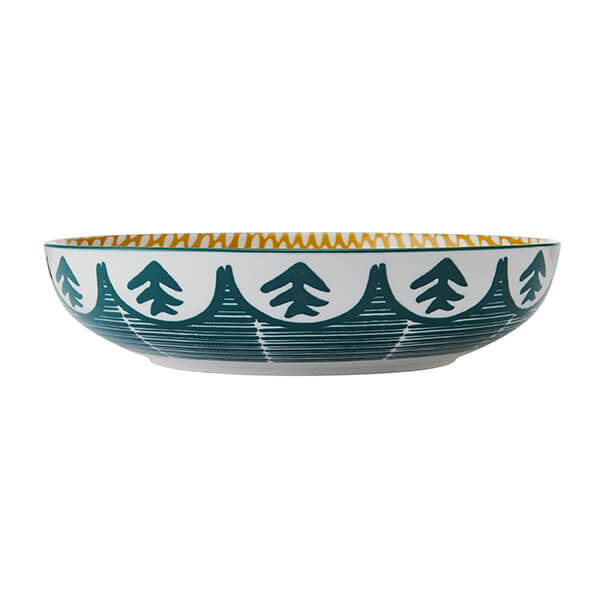 Mikasa 21 cm Coupe Bowl – Green Leaf