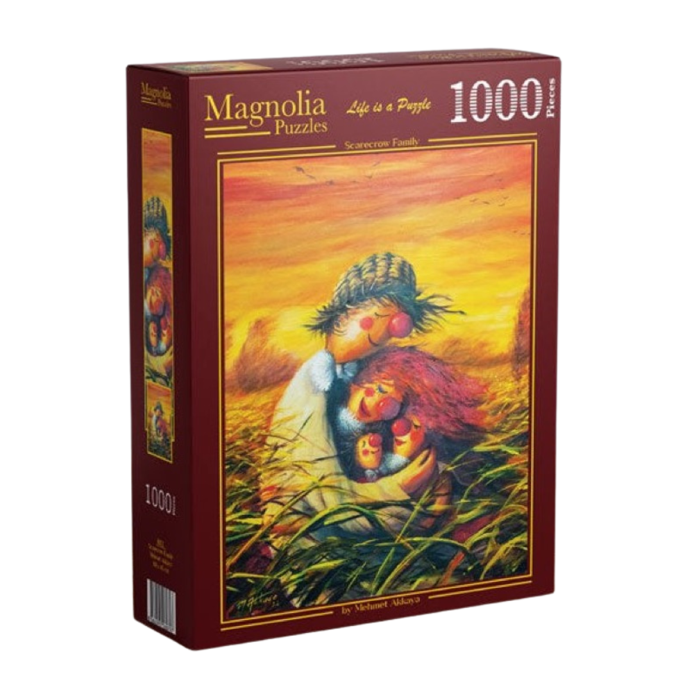 Magnolia Scarecrow Family Mehmet Akkaya 1000pc Jigsaw Puzzle