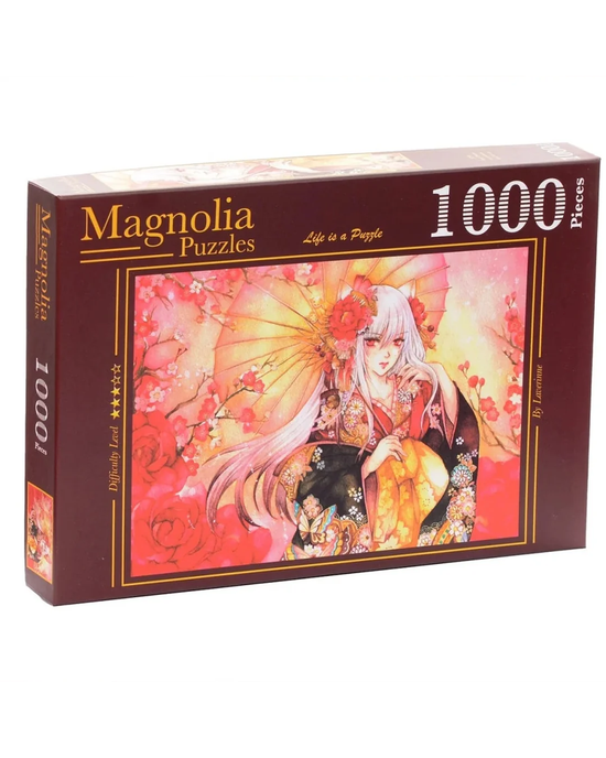 Magnolia Red Plum Laverinne Special Edition 1000pc Jigsaw Puzzle