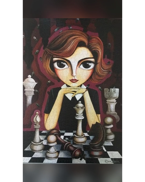 Magnolia The Queens Gambit Romi Lerda Special Edition 1000pc Jigsaw Puzzle