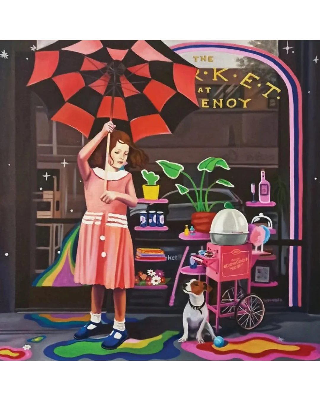 Magnolia Umbrella Ayse Gurpinar 1023pc Jigsaw Puzzle Adult Jigsaws