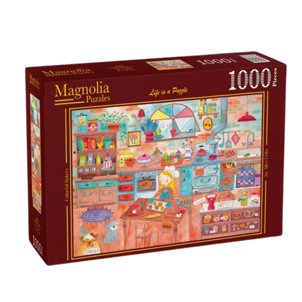 Magnolia Colorful Bakery Alice Celia 1000pc Jigsaw Puzzle