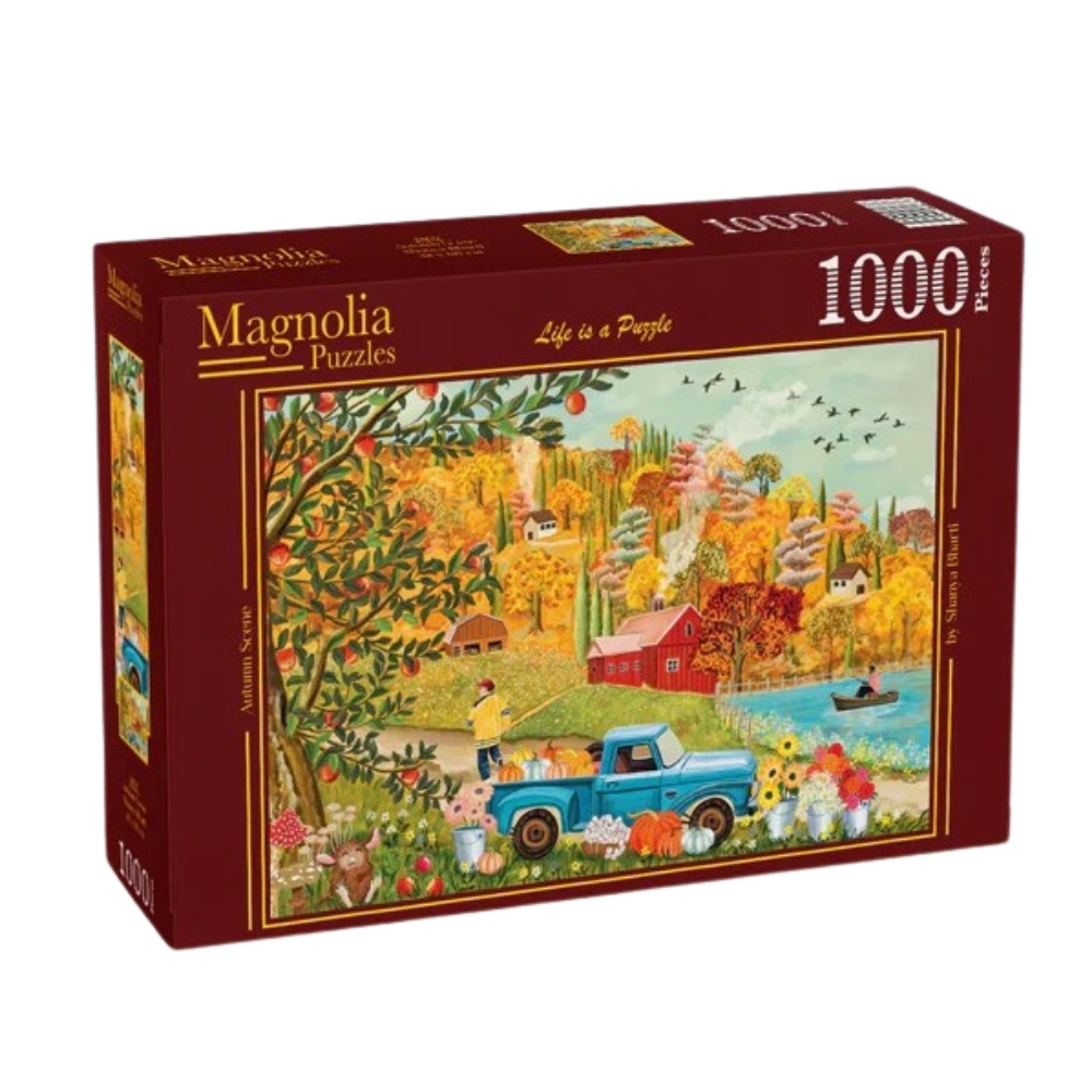 Magnolia Autumn Scene Shanya Bharti 1000pc Jigsaw Puzzle