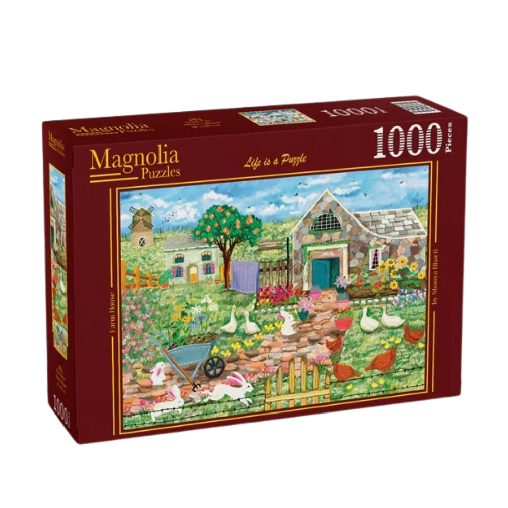 Magnolia Farm House Shanya Bharti 1000pc Jigsaw Puzzle