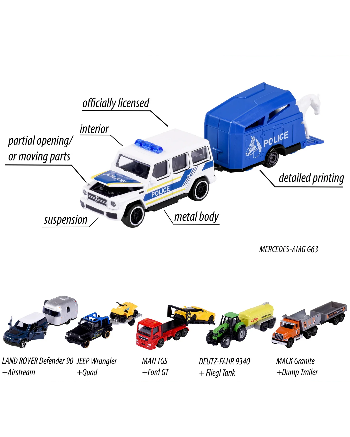 Majorette City Trailers Toy Vehicle Assortment-6