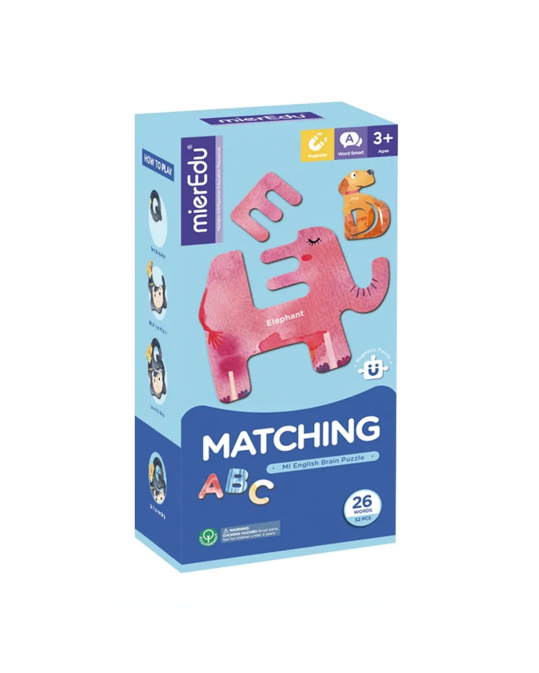 mierEdu Matching ABC Magnetic Learning Puzzle