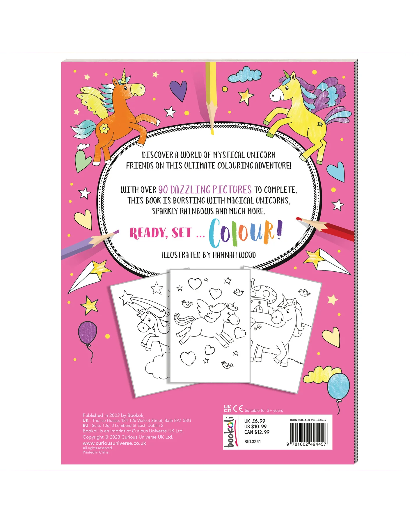 Hinkler Mega Colouring Unicorns Colouring Book-1