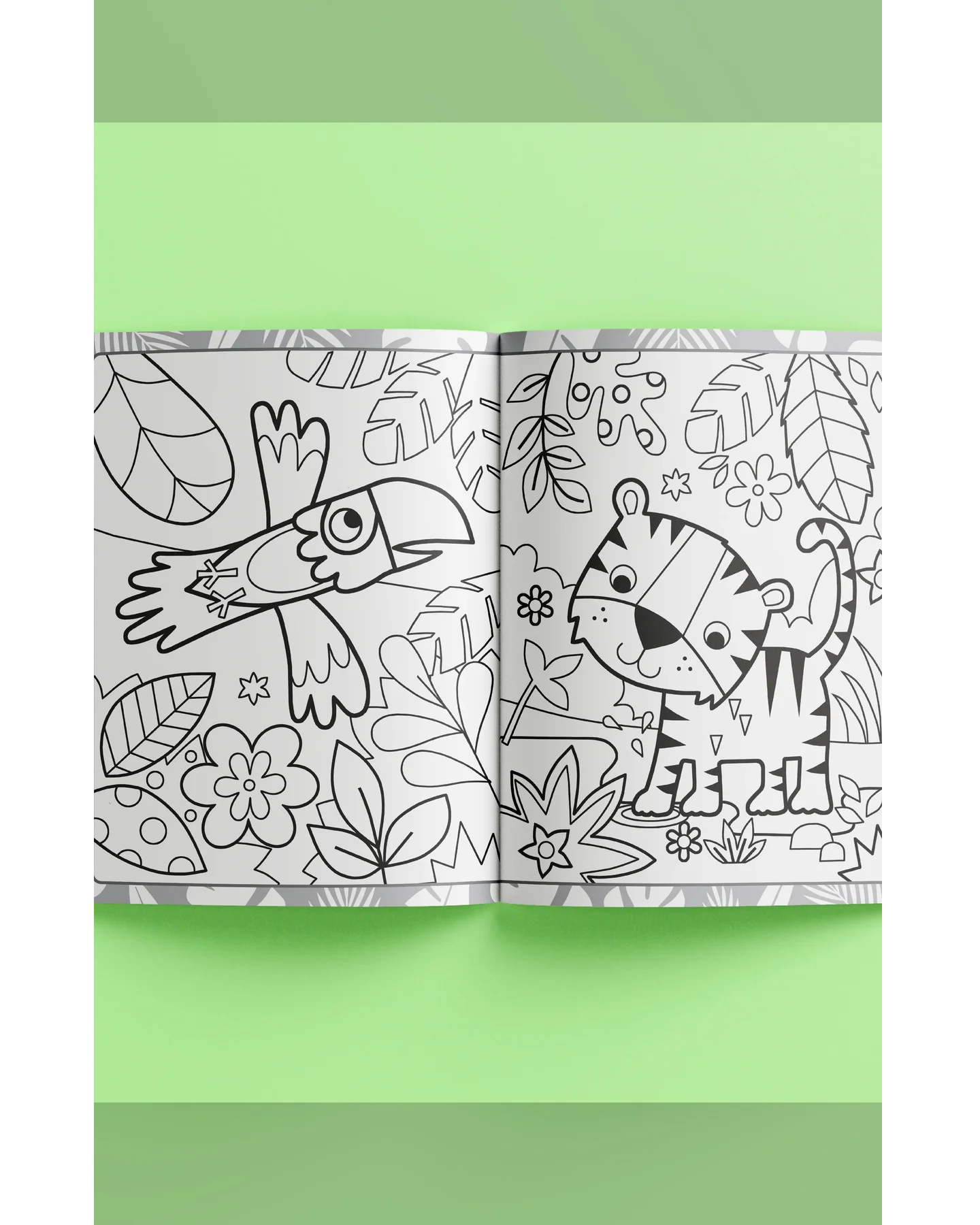 Hinkler Megatastic Animals Colouring Book-4