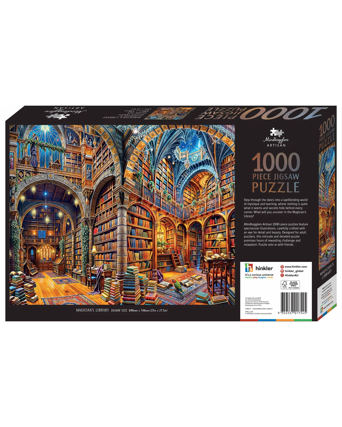 Mindbogglers Magicians 1000-Piece Jigsaw Puzzle-1