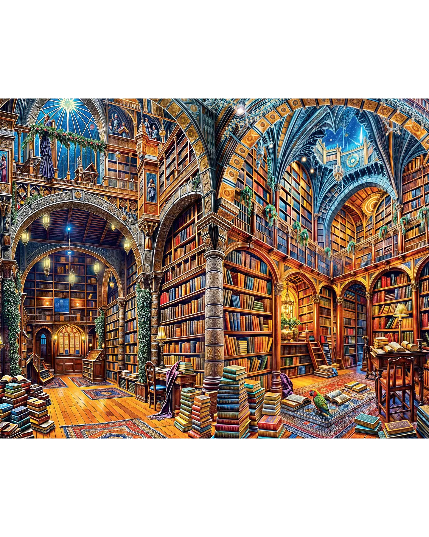 Mindbogglers Magicians 1000-Piece Jigsaw Puzzle-2