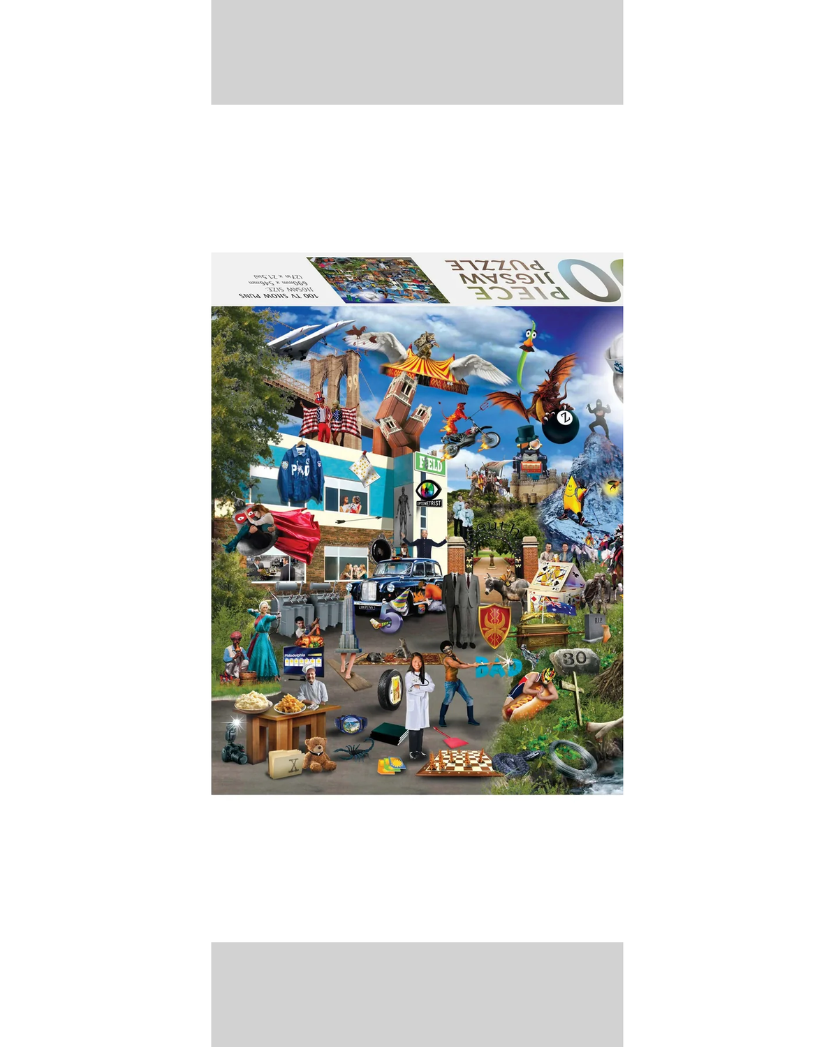 Mindbogglers TV Shows 1000-Piece Jigsaw Puzzle