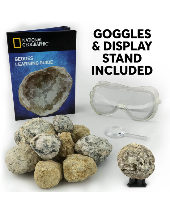 National Geographic Break Open 2 Real Geodes Science Kit
