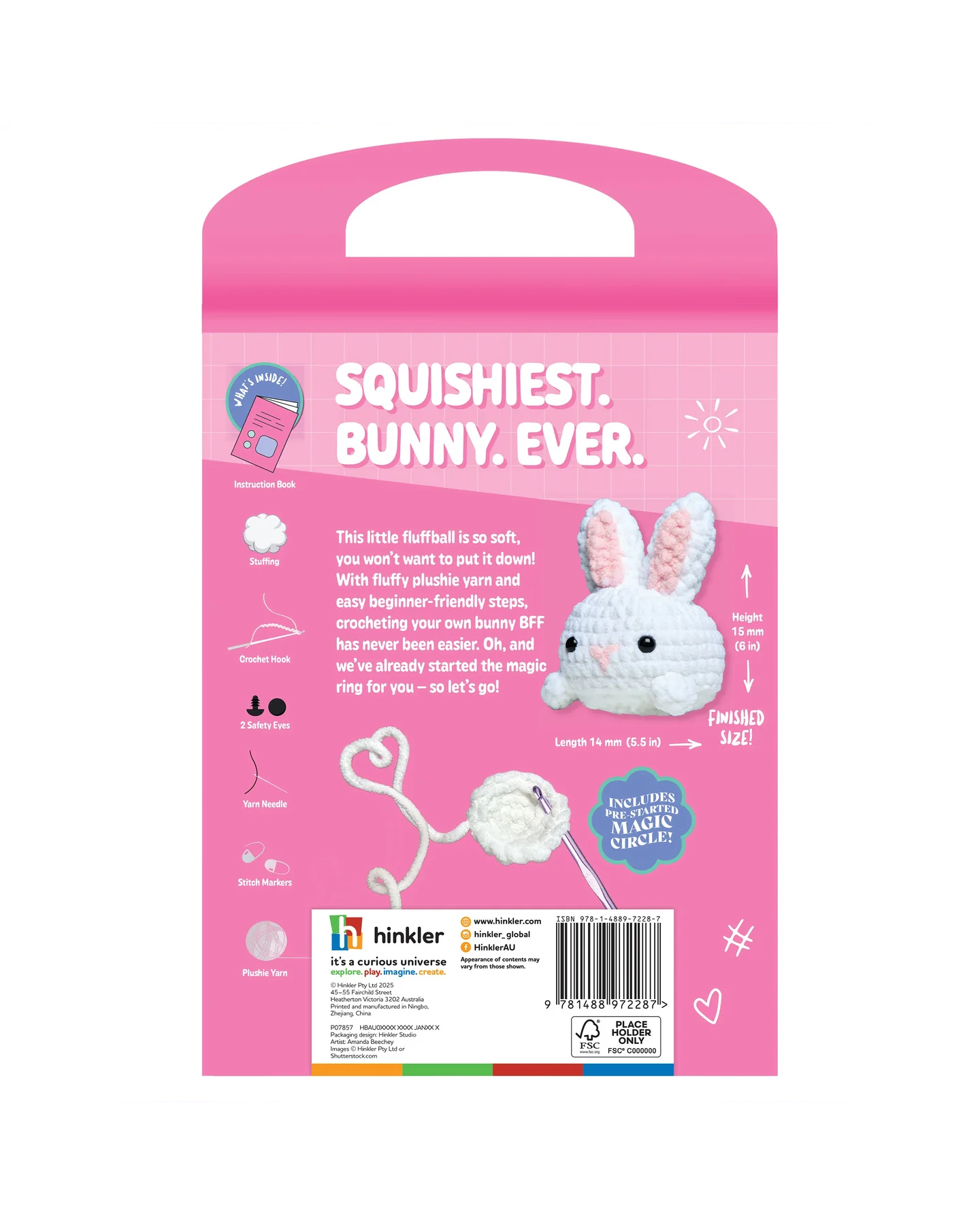 OMC! Bonnie Bunny Crochet Plushie Kit-4
