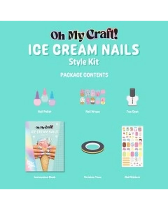 OMC! Ice Cream Glam Nail Art Kit