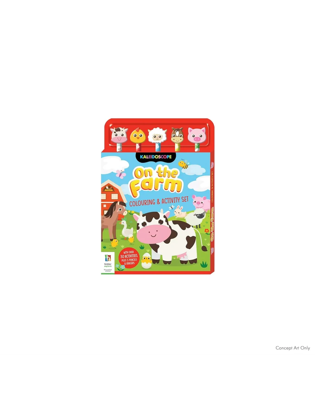 On the Farm Colouring & Activity Set Colouring activity