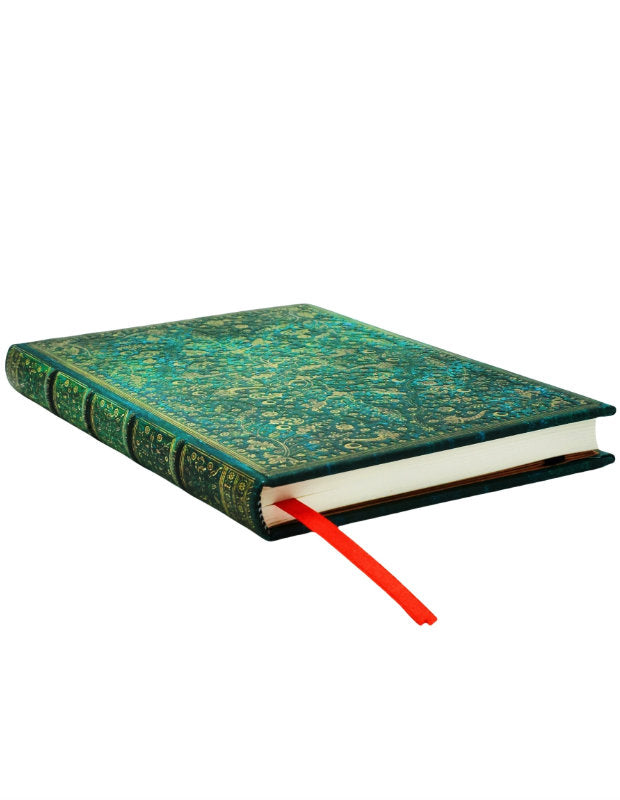 Paperblanks Emerald Flower Midi Lined Journal