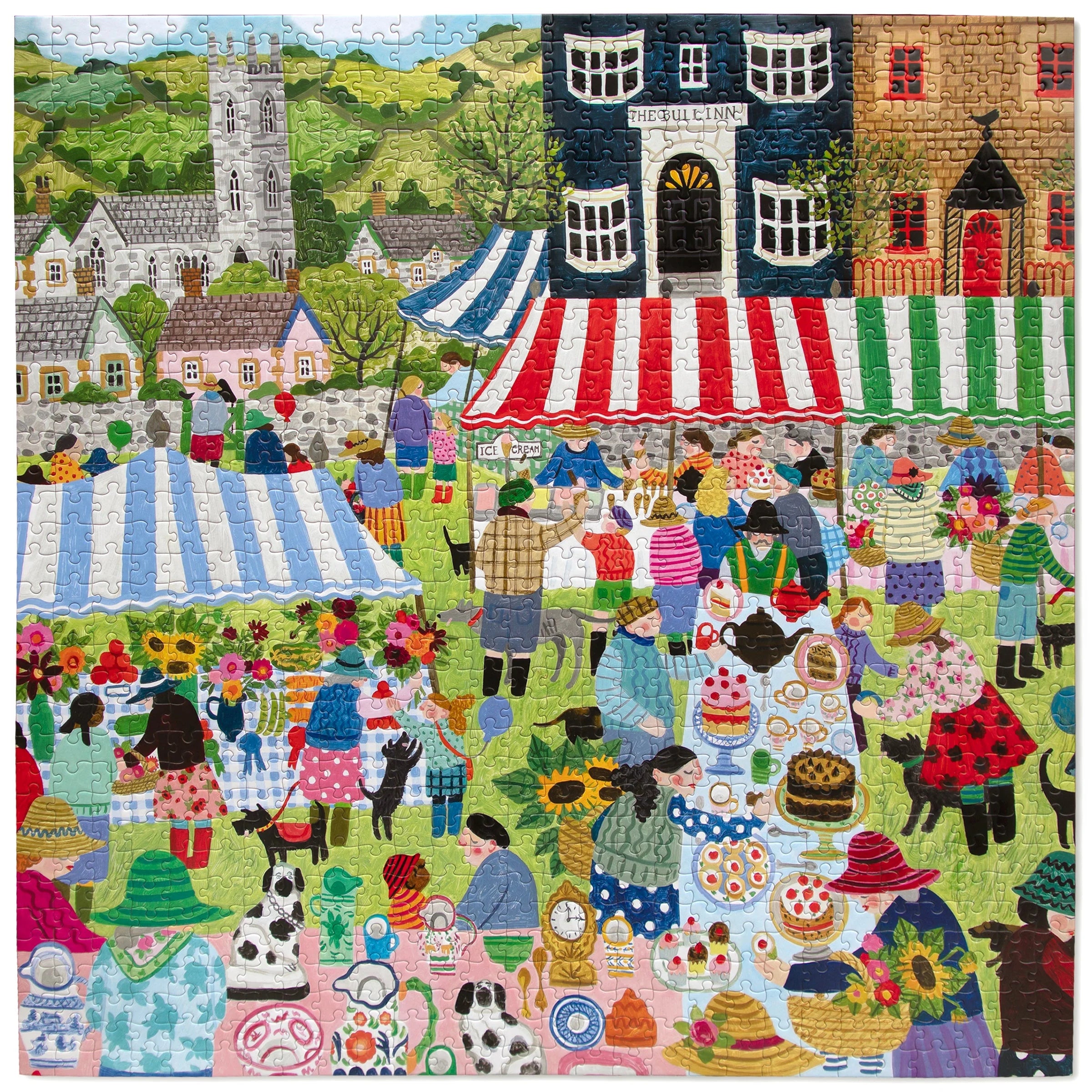 eeBoo Country Fair 1000-Piece Jigsaw Puzzle