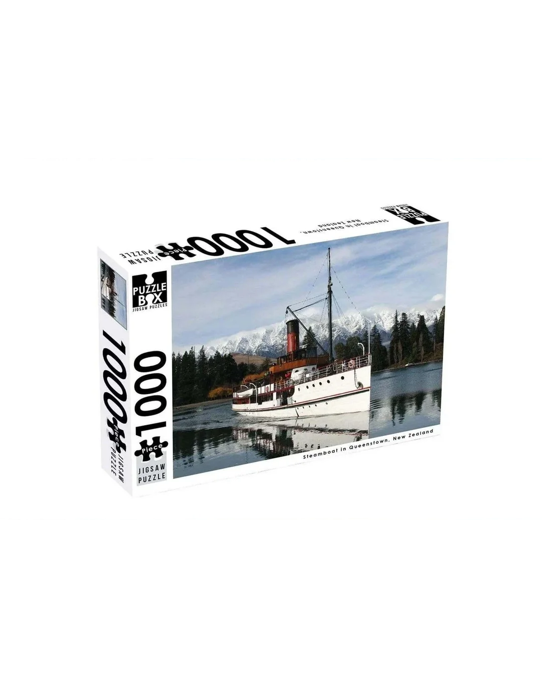 Premium Cut Steamboat in Queenstown 1000-Piece Jigsaw Puzzle Jigsaw puzzle