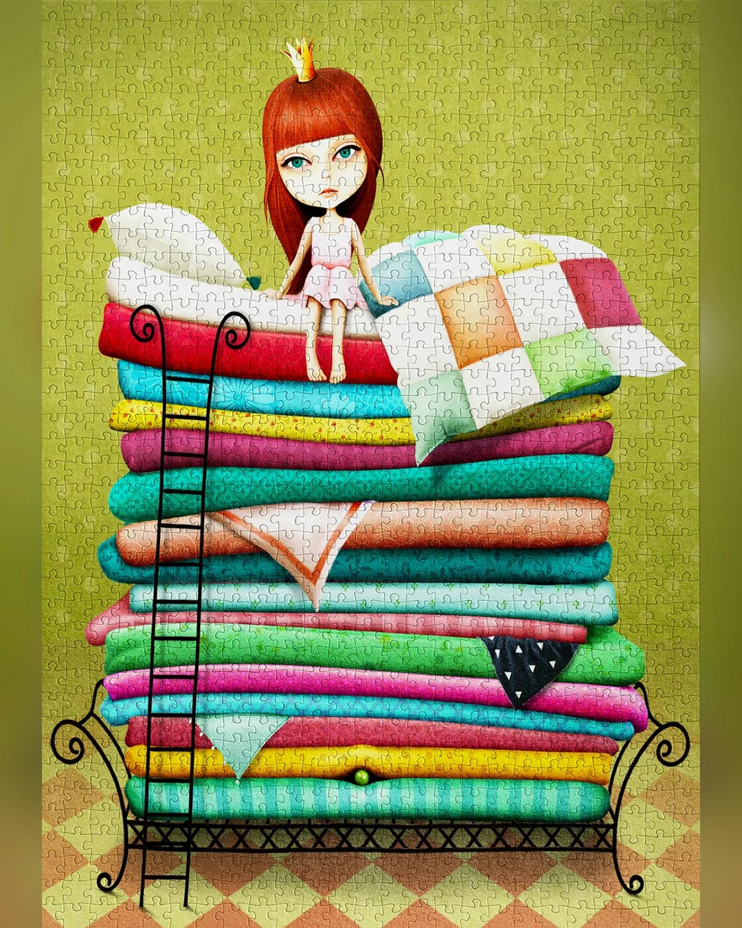 Enjoy Puzzle Princess on the Pea 1000-Piece Jigsaw Puzzle-5