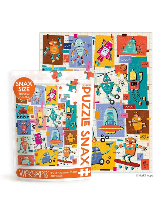 Robots 48 Pce - Puzzle Snax