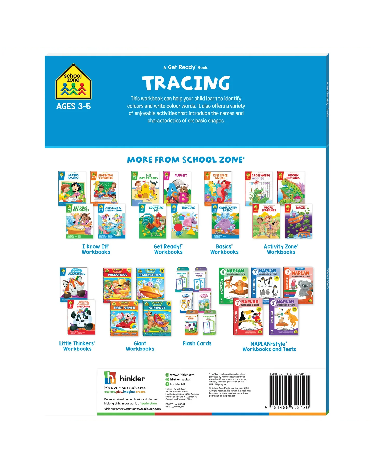 School Zone Get Ready Tracing Workbook-2