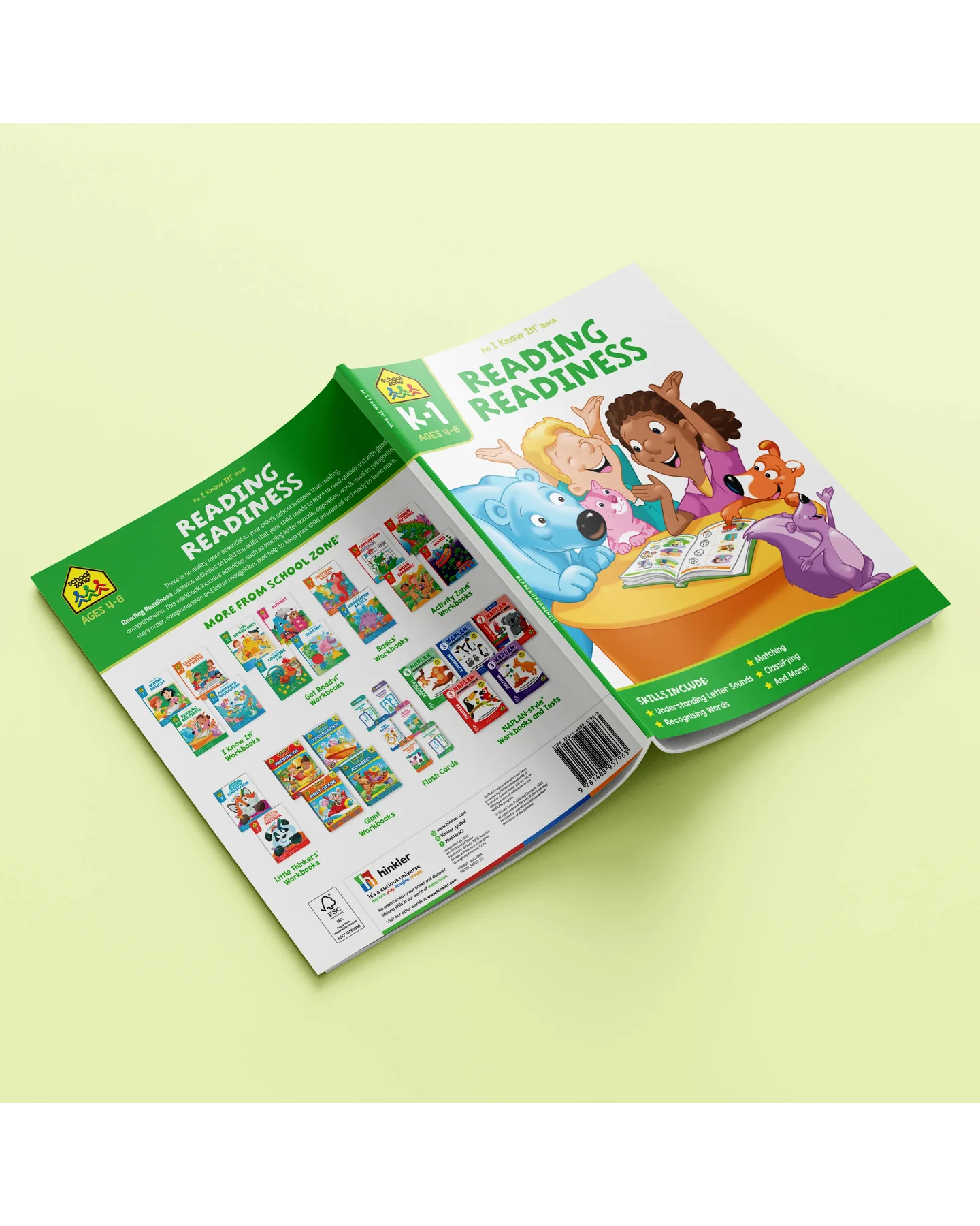 School Zone I Know It! Reading Readiness Workbook-4