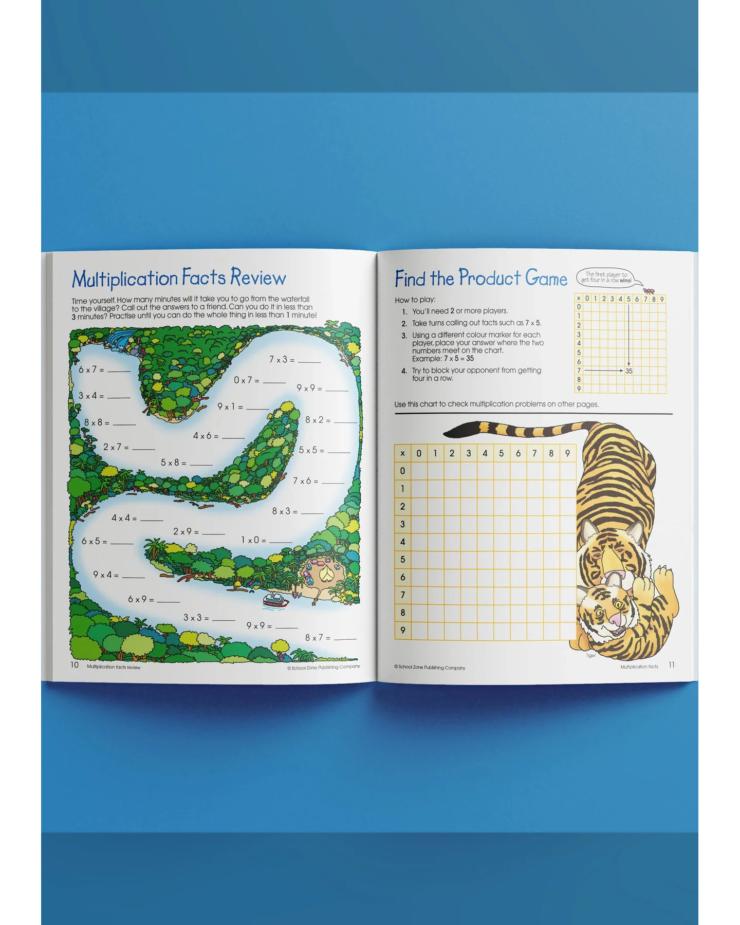 School Zone Multiplication & Division I Know It! Workbook-3