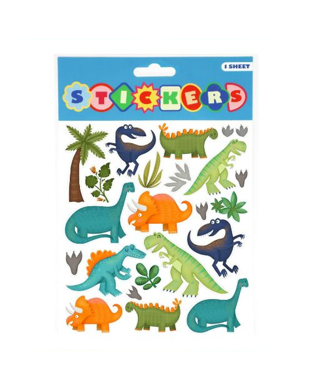 Stickers Dinosaurs 15x17cm Sticker Book